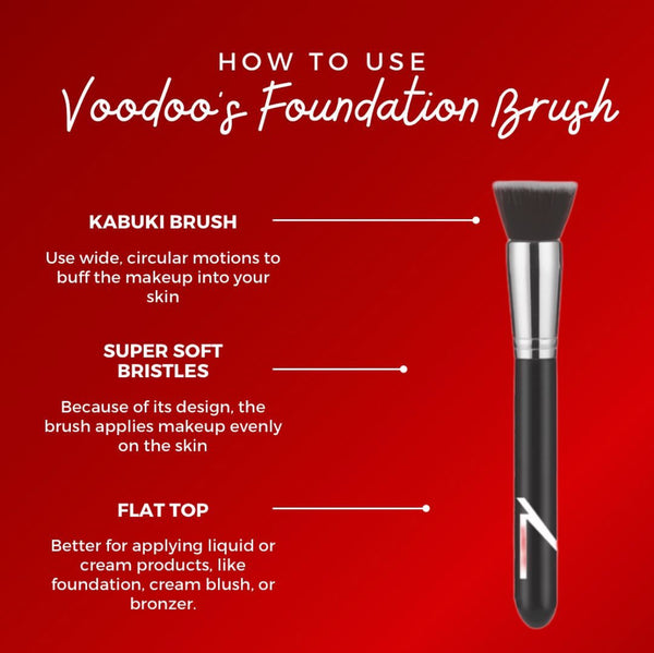 Voodoo Makeup Coconut Cream Foundation + Brush