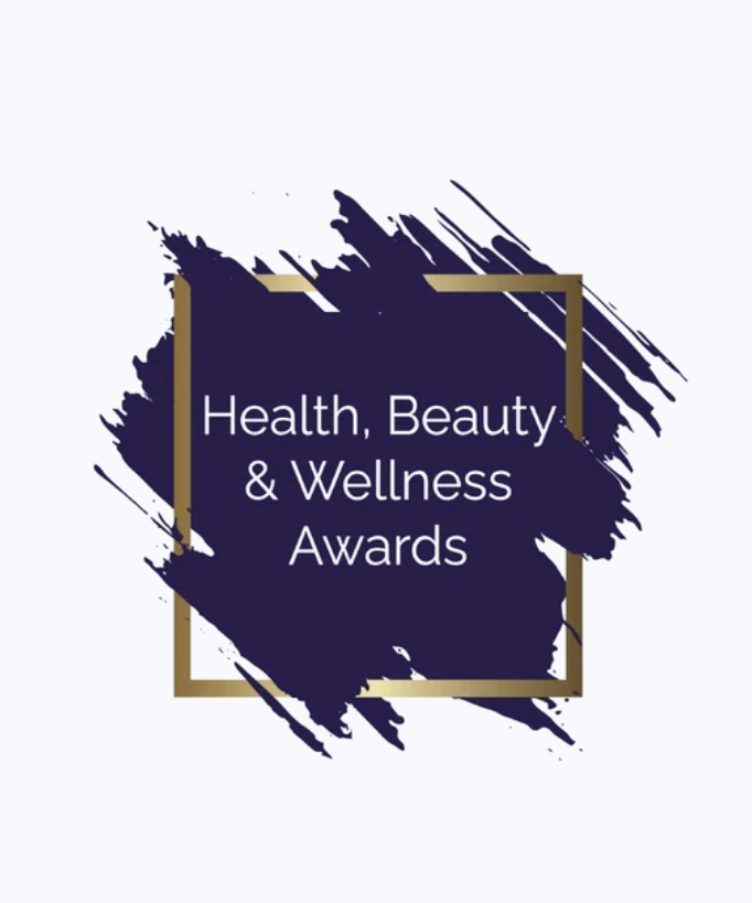 Health, Beauty and Wellness Awards logo featured in Voodoo Makeup awards and recognition.